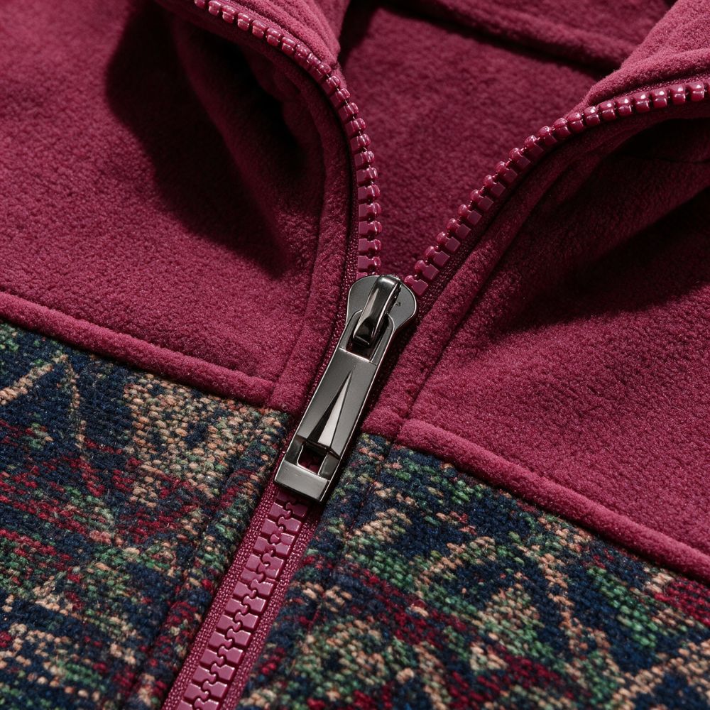 Ethnic Fleece Cardigan