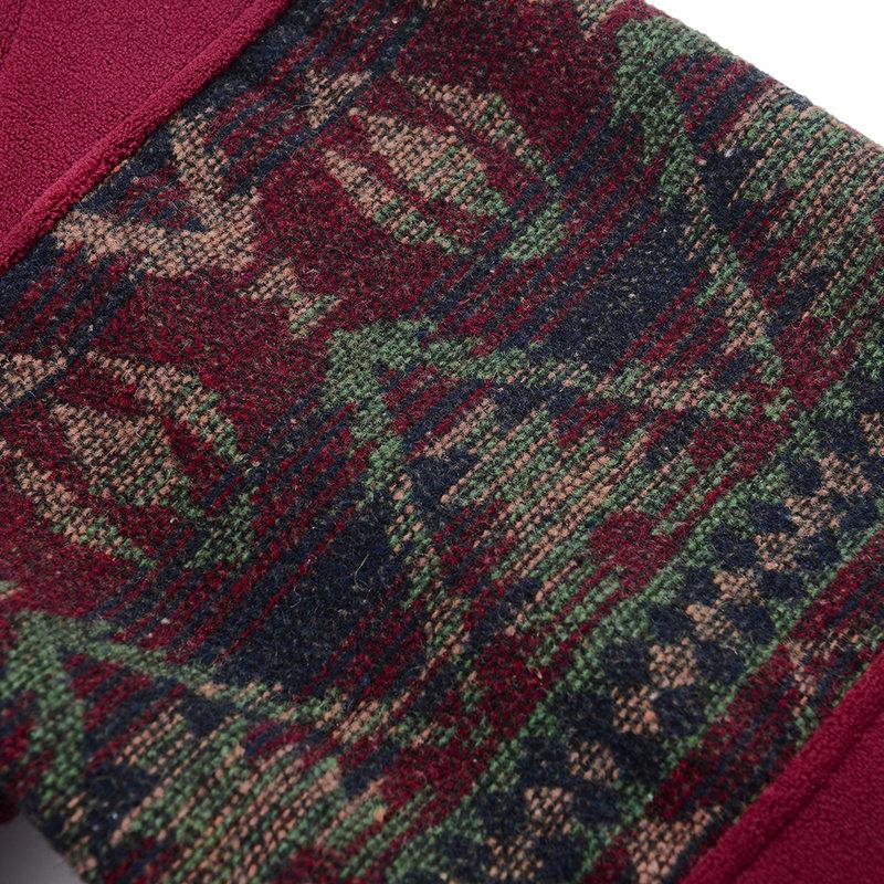 Ethnic Fleece Cardigan